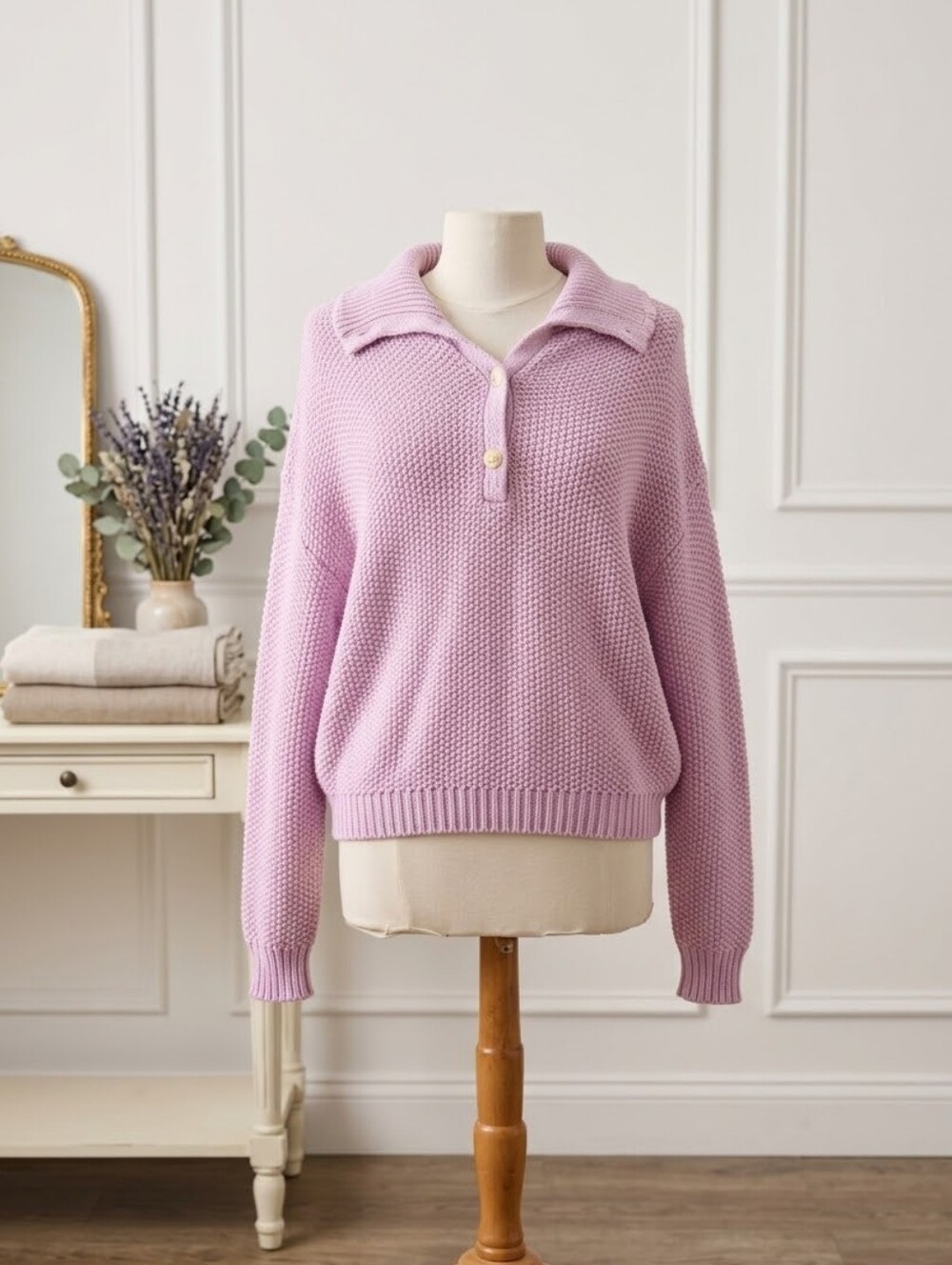 Hudson Gray Sweater Large